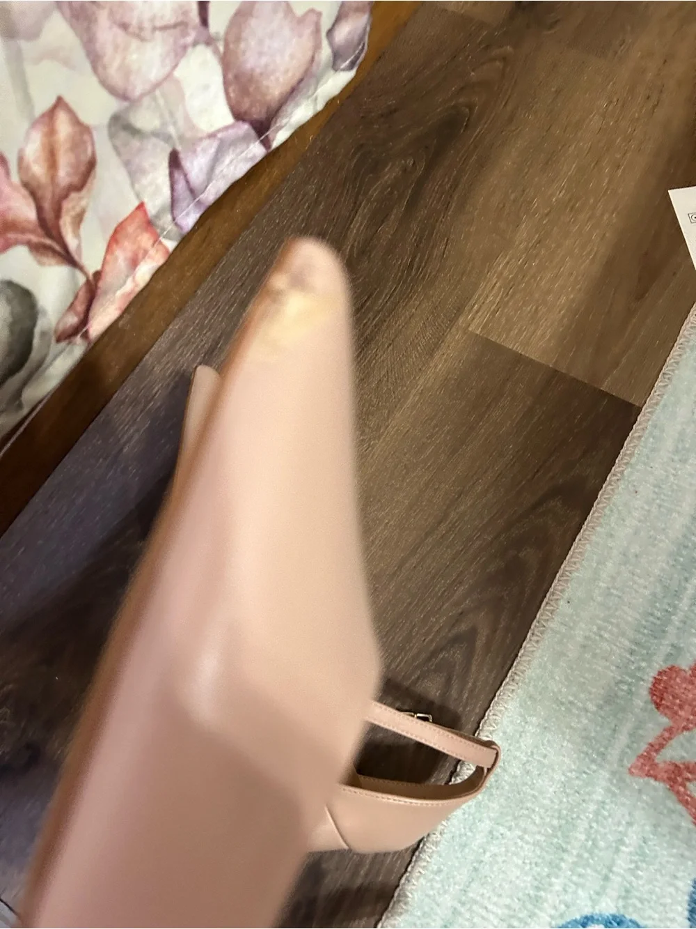 ALDO Blush Pink Pointed Toe Ankle-Strap Heels